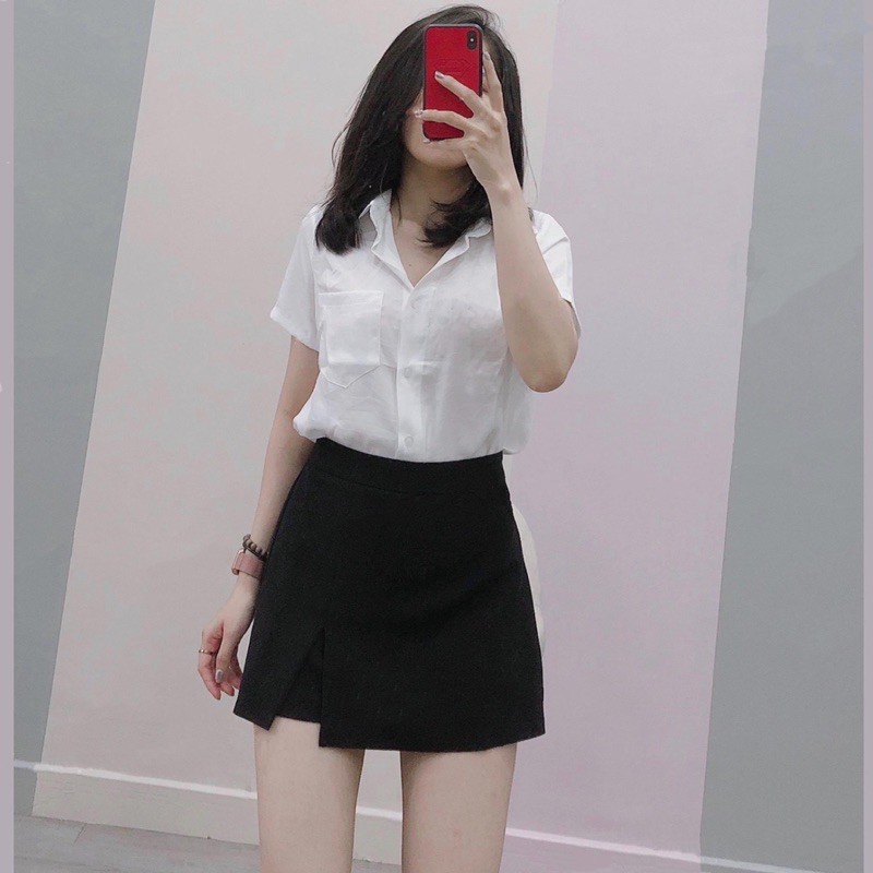 Quần váy xẻ gấu ZR siêu xinh | BigBuy360 - bigbuy360.vn
