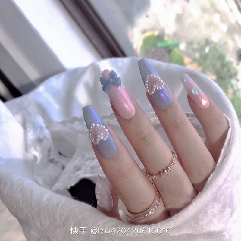 Charm NƠ - GẤU - HOA giá rẻ (5K/10c) - Phụ kiện gắn móng MaiAnhNails