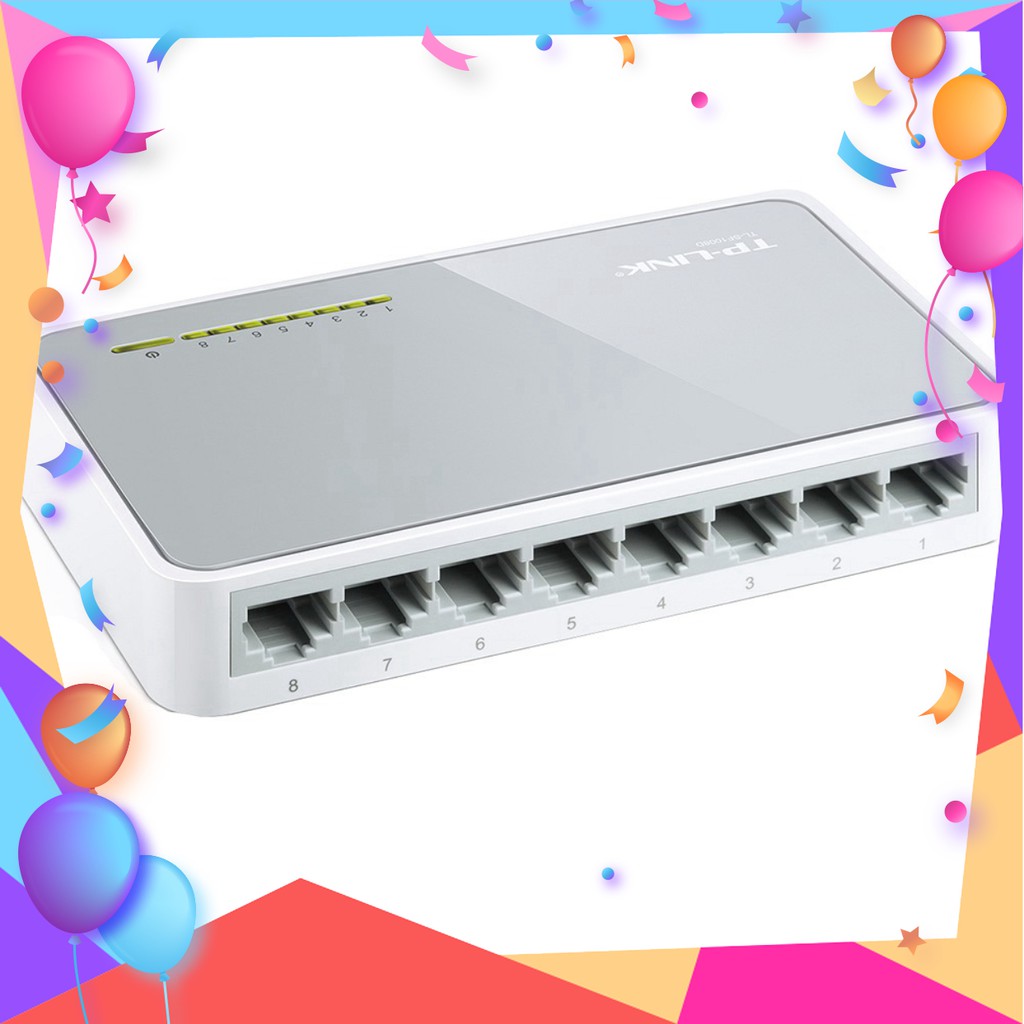 TP-Link TL-SF1008D - Bộ Chia Tín Hiệu Để Bàn 8 cổng 10/100Mbps