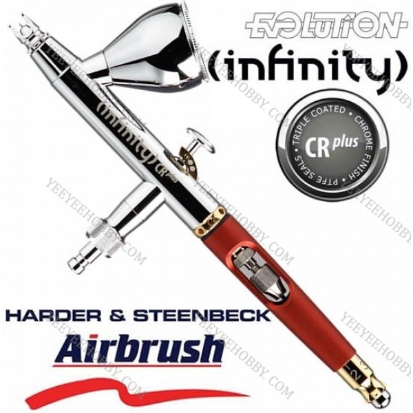 BÚT SƠN MÔ HÌNH AIRBRUSH - HARDER &amp; STEENBECK - INFINITY CR PLUS AIRBRUSH 2 IN 1