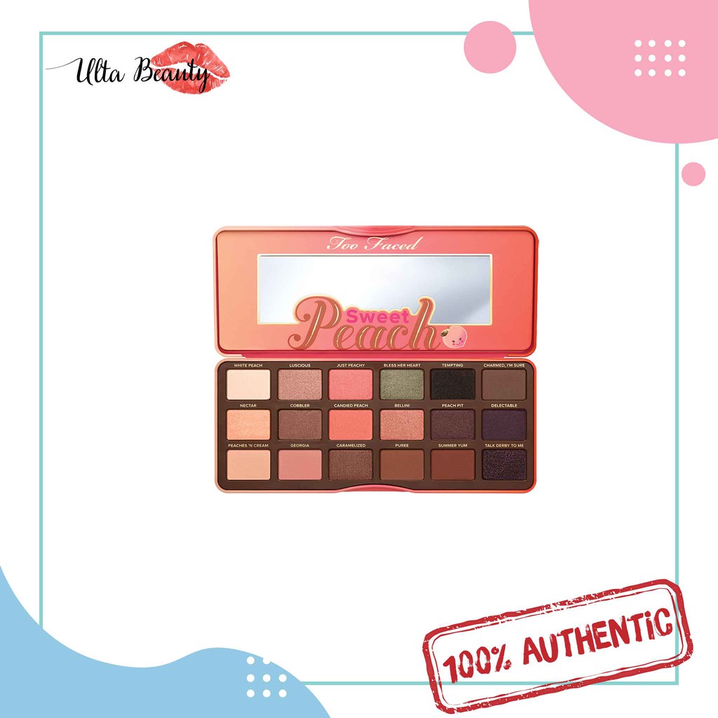 Bảng Phấn Mắt 18 Ô Too Faced Sweet Peach Eye Shadow Palette