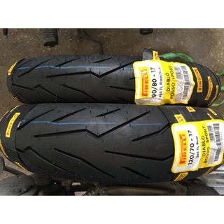 Vỏ lốp pirelli diabalo rosso sport 120/70-17 và 90/80-17