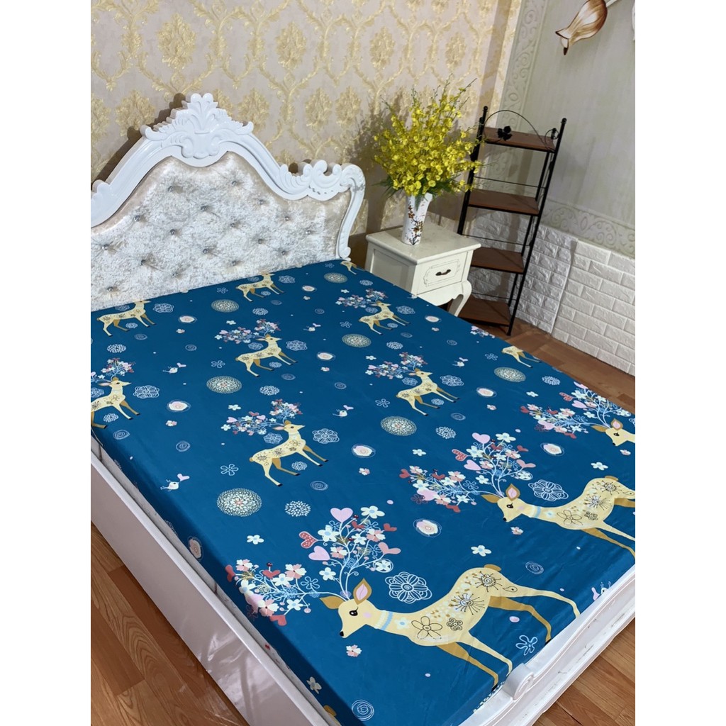 HCM ga chống thấm cotton hoa văn totobed mã 832