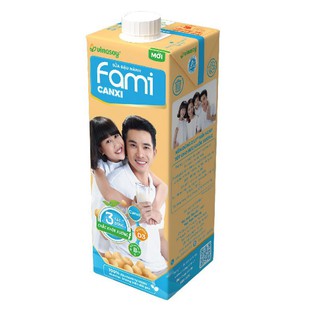 Thùng 10 hộp 1l sữa đậu nành fami canxi