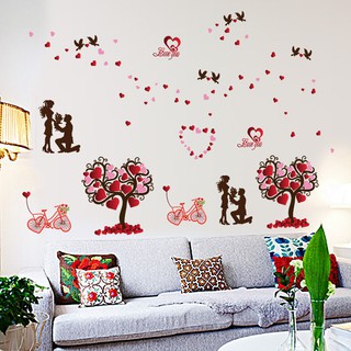 Decal Dán Tường Cây Hạnh Phúc