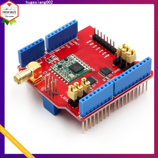 Bảng Mạch Không Dây 433 / 868 / 915mhz Lora Shield Iot Cho Arduino Leonardo Uno Mega2560 Duemilanovee