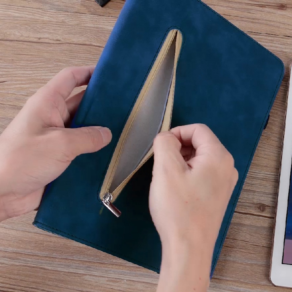 Vỏ Bao Da PU Máy Tính Bảng Nắp Lật Có Khóa Kéo Và Giá Đỡ 5G Cho Xiaomi Redmi Pad 2022 10.61 "VHU4254IN 10.6inch