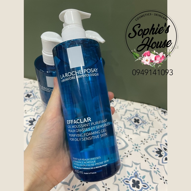 400ml / Sữa rửa mặt La Roche Posay Effaclar Purifying Foaming Gel Cleanser