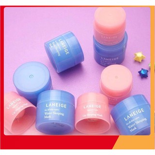 MẶT NẠ NGỦ SÁNG DA CĂNG MƯỚT LANEIGE 15ML VÀ MẶT NẠ Ủ MÔI LANEIGE SLEEPING