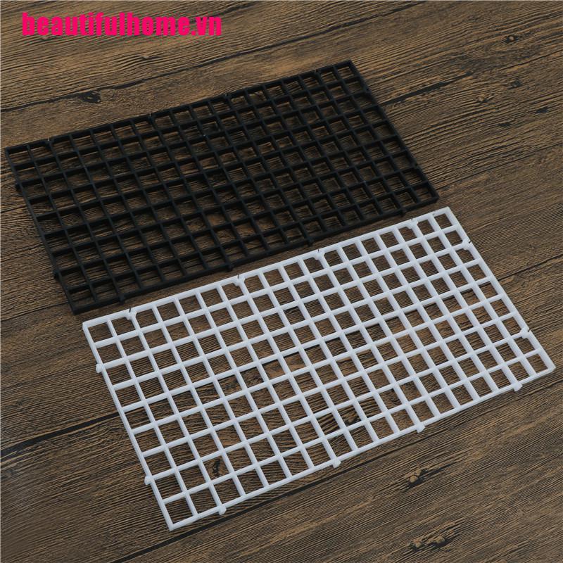 {beautifulhome.vn}Fish Tank Durable Plastic Fish Grid Divider Holder Tray Egg Crate Aquarium