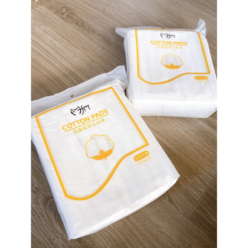 Bông Tẩy Trang 222 Miếng 3 Lớp FM Cotton Pads cao cấp Nội Địa Trung NPP Nam Châu