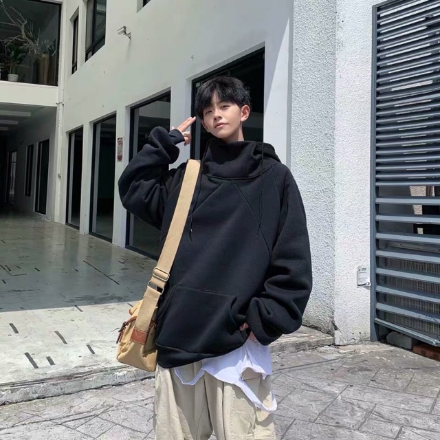 [HÀNG ORD] Hoodie nỉ cổ cao