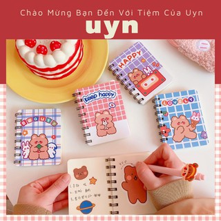 Sổ Tay Mini Gáy Xoắn Dễ Thương