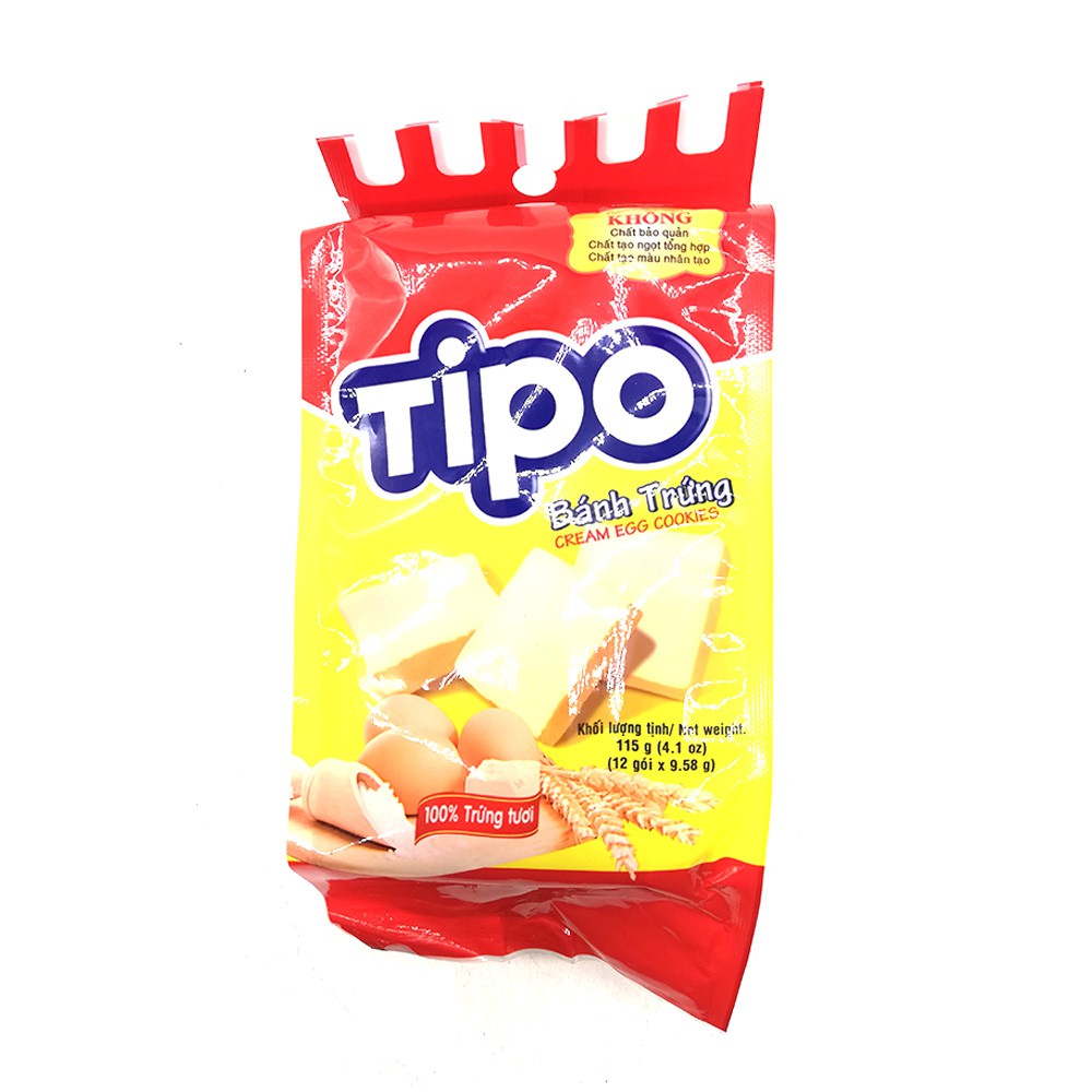 Bánh trứng hiệu Tipo gói nhỏ 115g