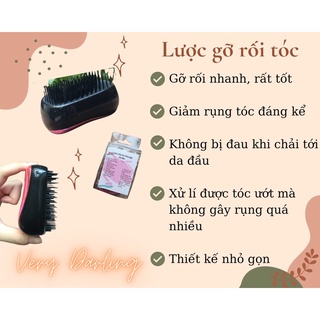 Lược chải tóc, chải tóc xoăn rối, lược massage 6D chống tĩnh điện