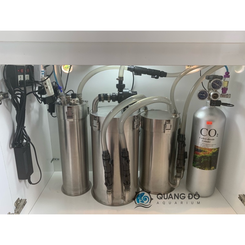 Trộn Co2 Inox 304 Tích Hợp Khe Cắm Sưởi + UV