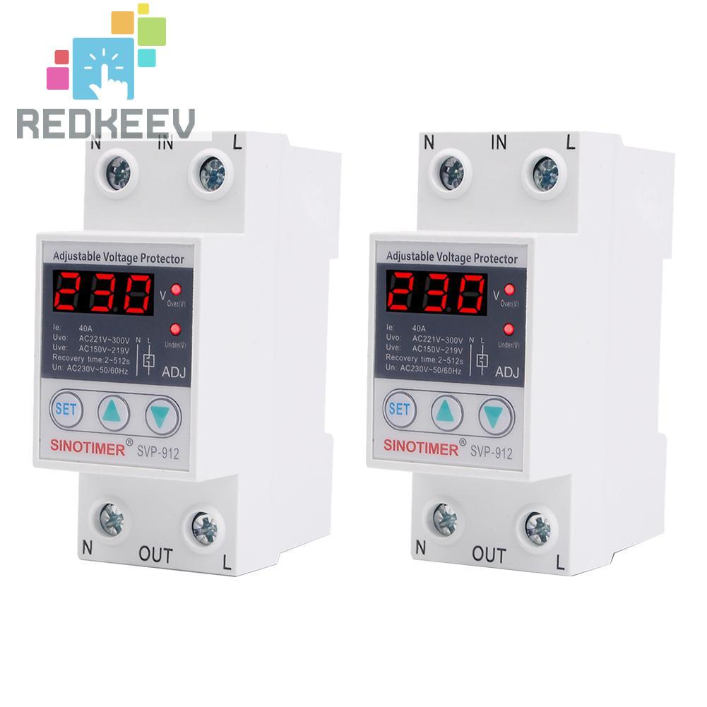 Redkeev SVP-912 Overvoltage Undervoltage Protective Device Reset Protector Relay