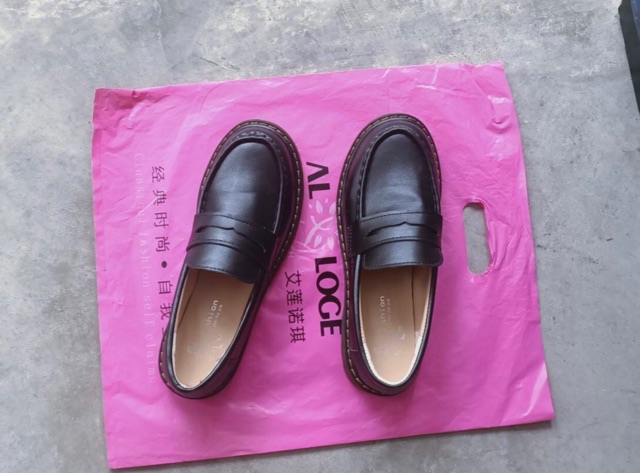 [Sẵn Đen 35, Nâu 37] Giày Loafer Vintage mẫu mới 2020( Có ảnh thật )