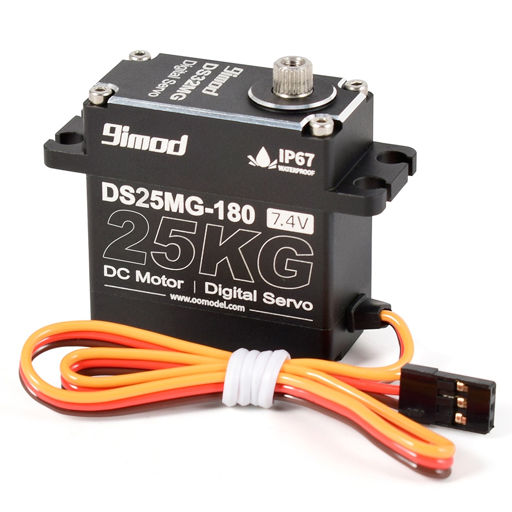 Động Cơ Servo 9Mod DS25MG 25kg Chống Thấm Nước Cho Xe Điều Khiển Từ Xa 1:8 1:10 SCX10 TRX4 D90
