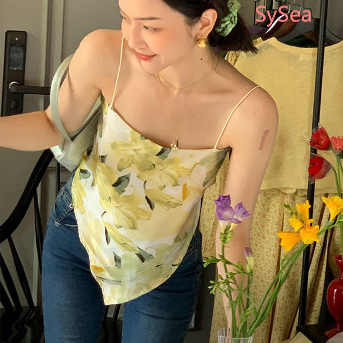 Áo Hai Dây In Hình Ảnh Thời Trang Mùa Hè Kiểu Dáng Gợi Cảm Cho Bạn Nữ