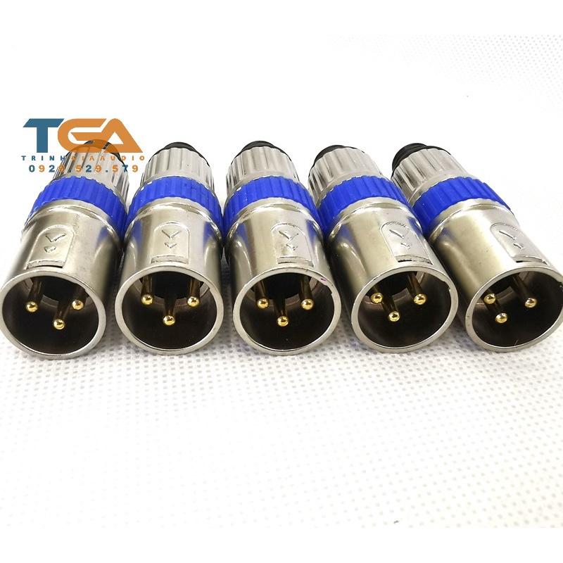 Jack rắc Canon chân đồng