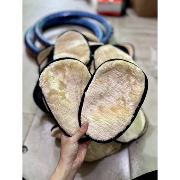 Găng tay rửa xe bằng vải lông cừu siêu mềm 100%