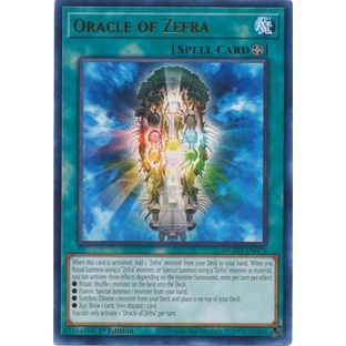Thẻ bài Yugioh - TCG - Oracle of Zefra / MGED-EN073'