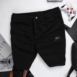 Quần short nam chất liệu kaki co giãn, lưng thun