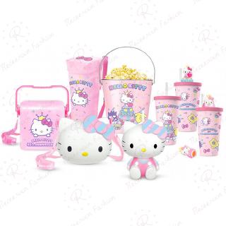 Bình nước Hello Kitty có ống hút bắt mắt