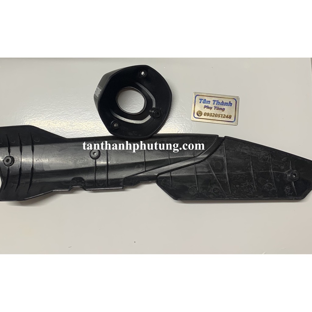 Ốp pô, đít pô Exciter 155 2021 Full bộ màu Đen nhám