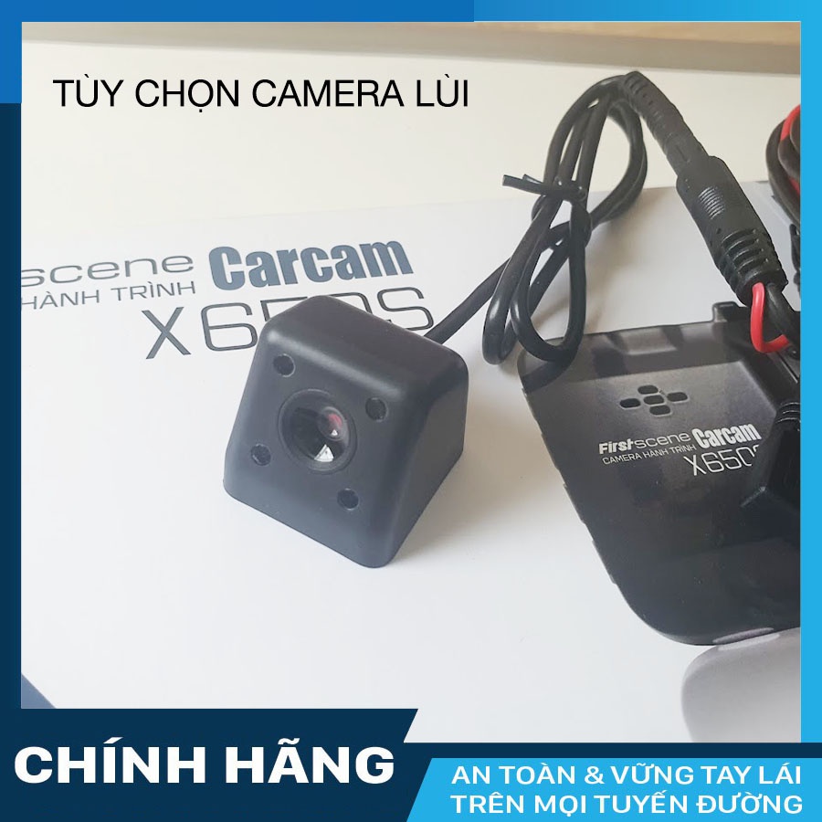 Camera hành trình ô tô CARCAM X650S + thẻ nhớ 32GB Class 10