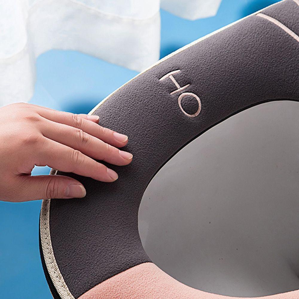 Vỏ Bọc Bệ Ngồi Toilet Bằng Vải Thoải Mái Có Thể Giặt Rửa