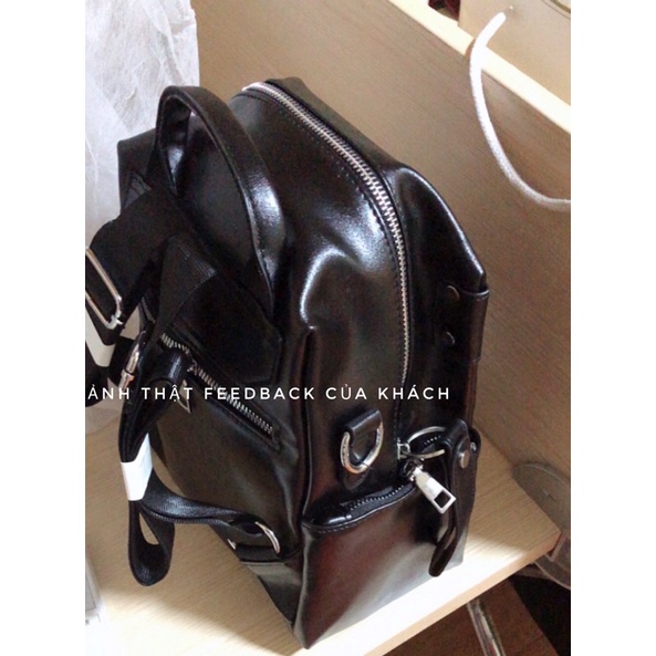 Balo da HIYOSHOP size nhỡ thời trang tiện lợi nhiều ngăn