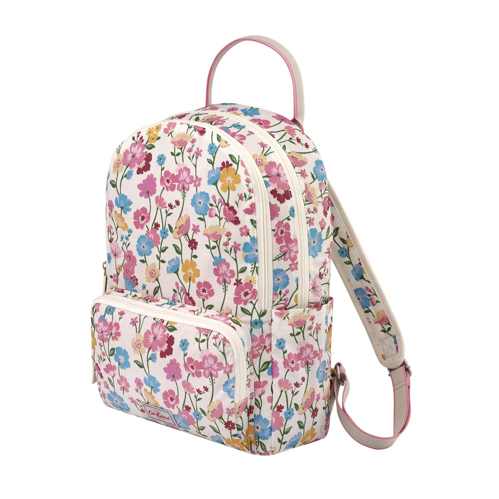 Cath Kidston - Balo Pocket Backpack Park Meadow - 984409 - Warm Cream