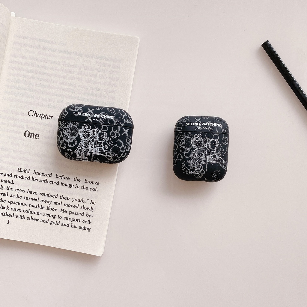 Vỏ Bọc TPU Bảo Vệ Hộp Đựng Tai Nghe Airpod 3/compatible AirPods 2 Pro Họa Tiết Hoạt Hình Kaws