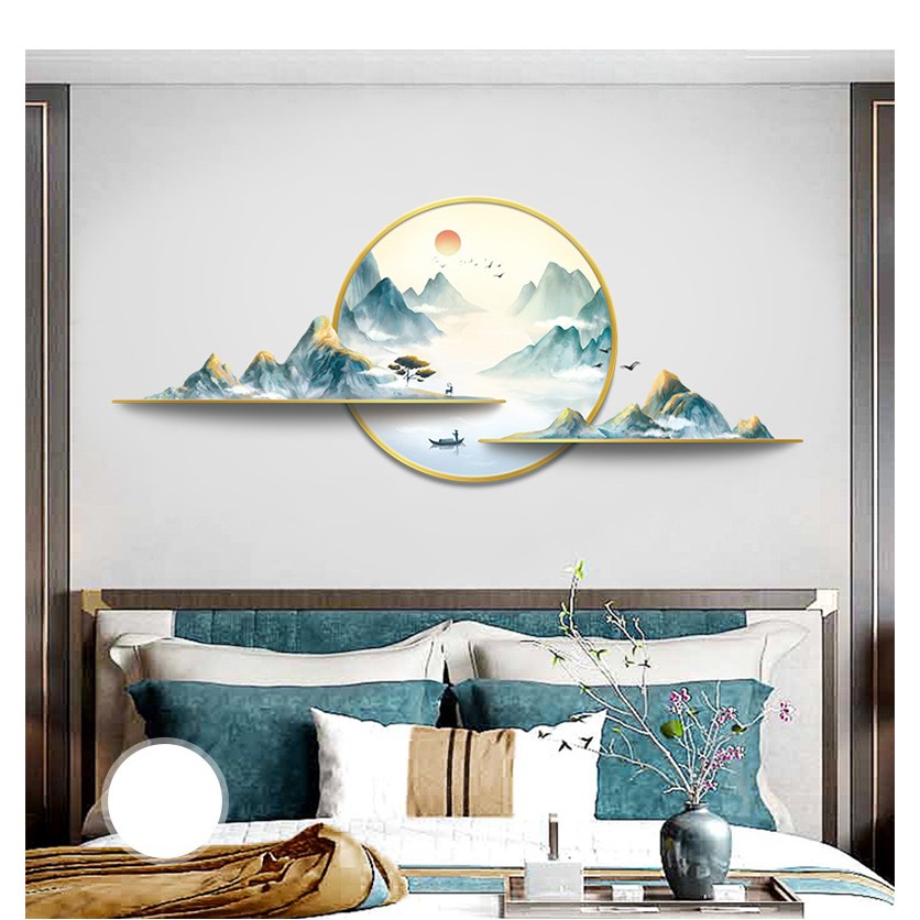 Decal dán tường Tranh sơn thủy A37 - Decal dán tường Hàn Quốc
