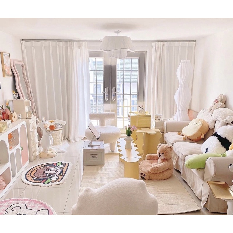 Ghế Bệt Gấu Dễ Thương, Trang Trí Phòng,Ghế Lười Decor  kèm hình thật.