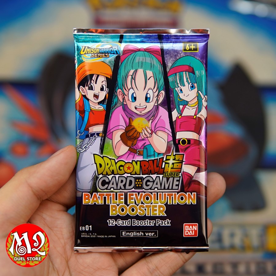 Gói thẻ bài trò chơi Dragon Ball Super: Battle Evolution Booster Pack - 01 Packs 12 cards - Giao hình pack ngẫu nhiên