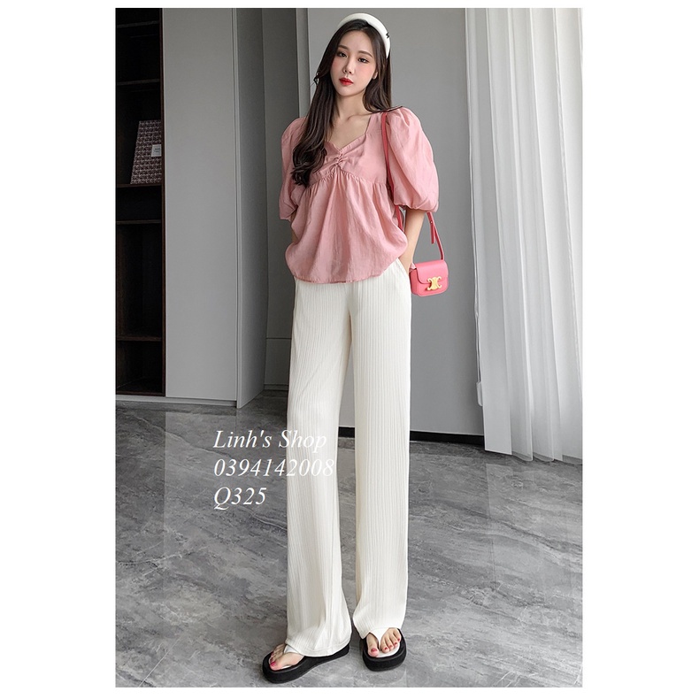 Quần Bầu Xinh Dáng Rộng Q325