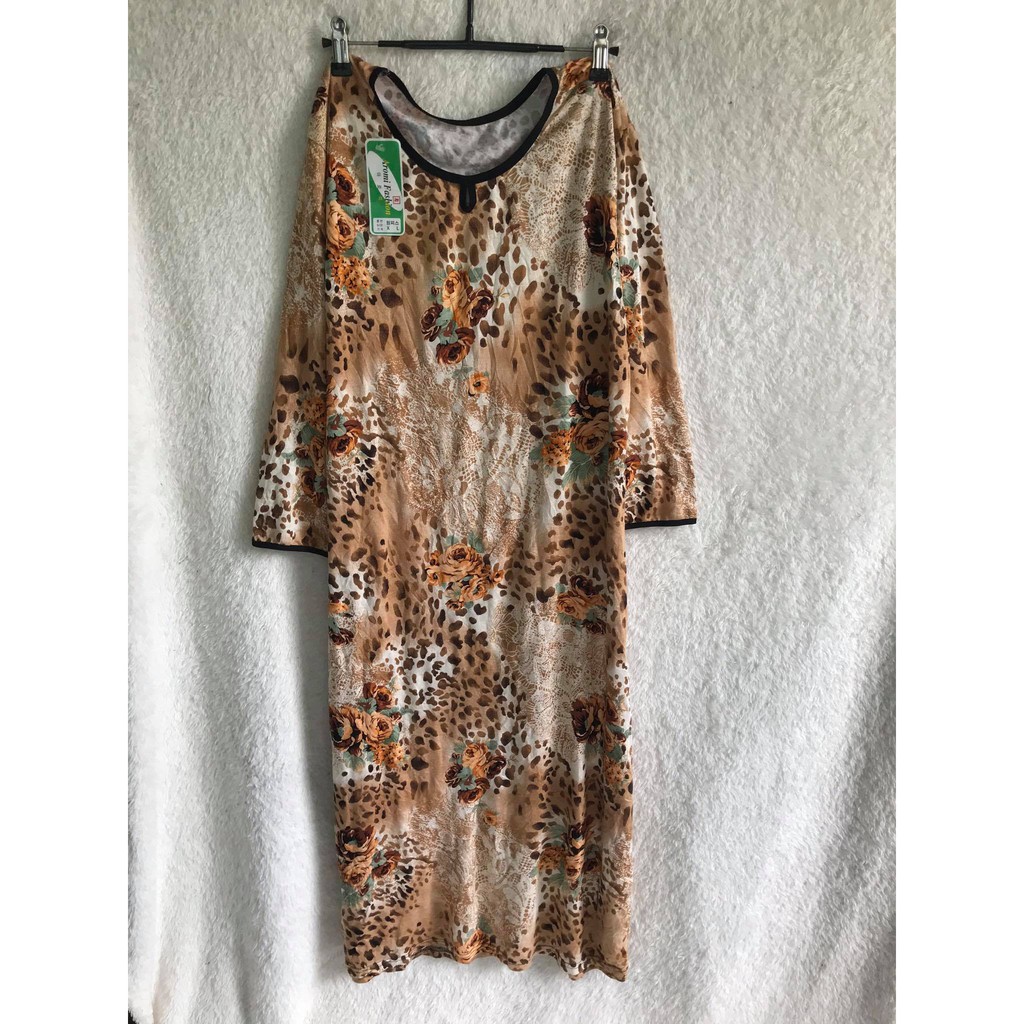 Đầm thun hoa còn tag