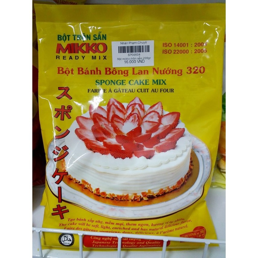 Bột Mikko bông lan trộn sẵn 200g
