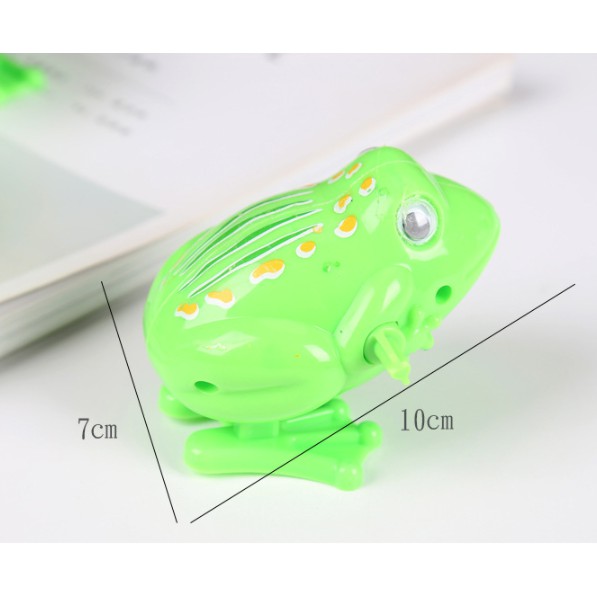 Ếch Nhảy Vặn Dây Cót Đồ Chơi Trẻ Em Sáng Tạo