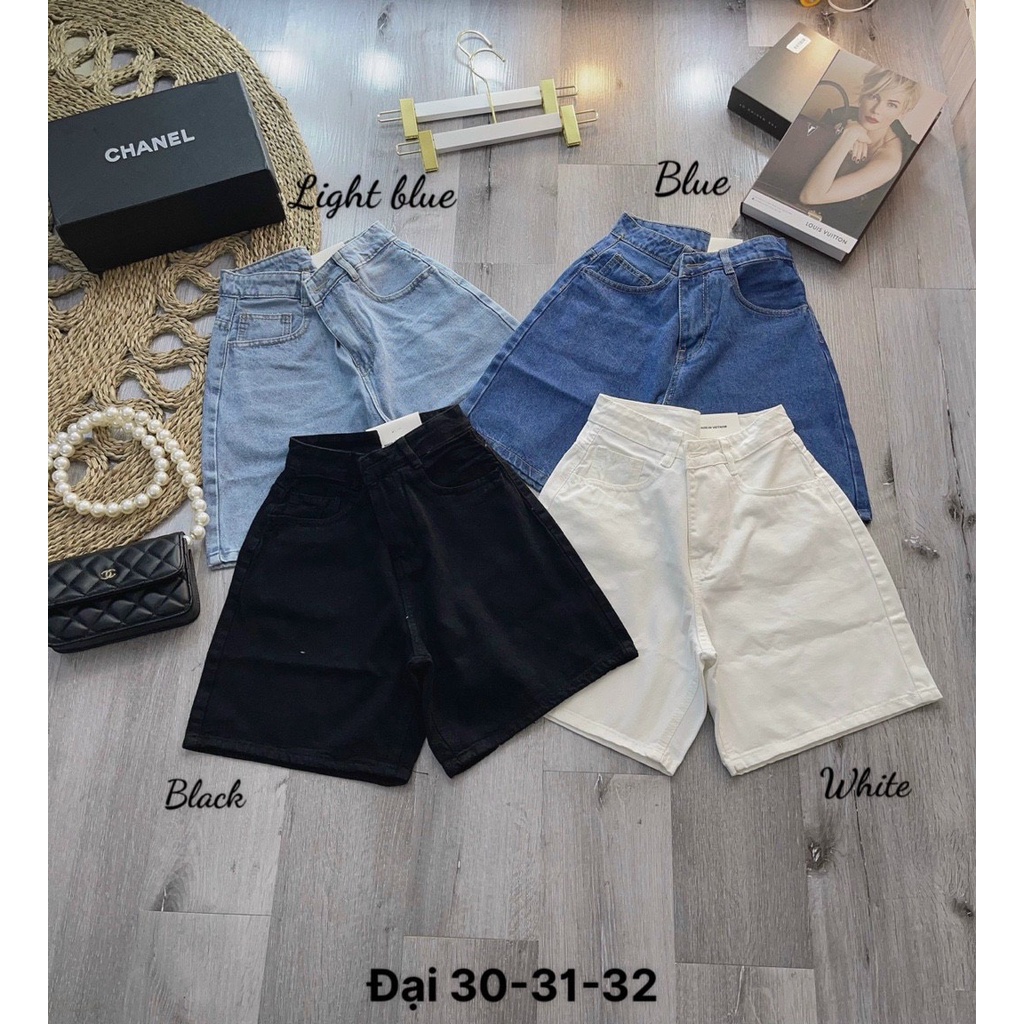 Quần jean ngố nữ ống rộng chất vải denim bền đẹp AnNgo - AT178