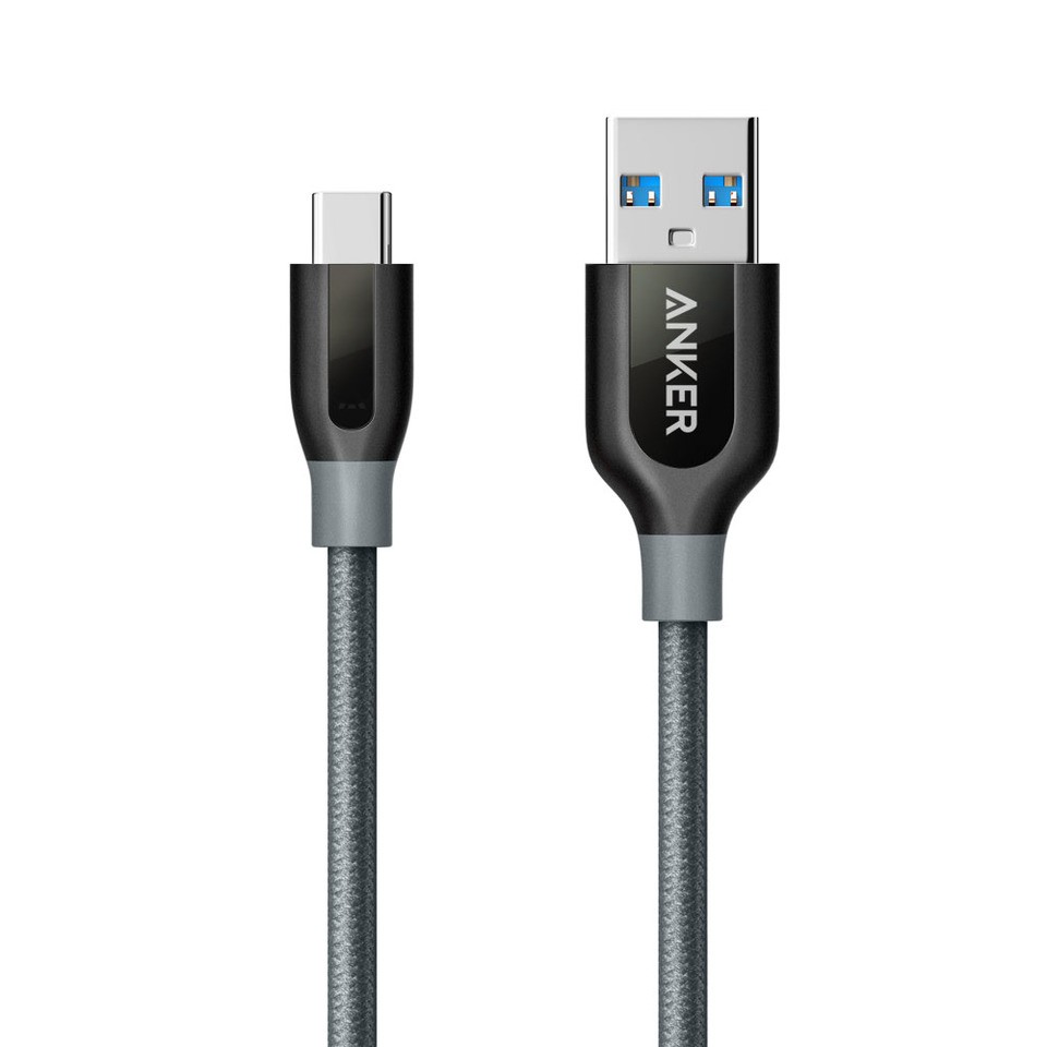 CÁP anker USB-C RA USB POWERLINE+ 3.0 - DÀI 0.9M Xám