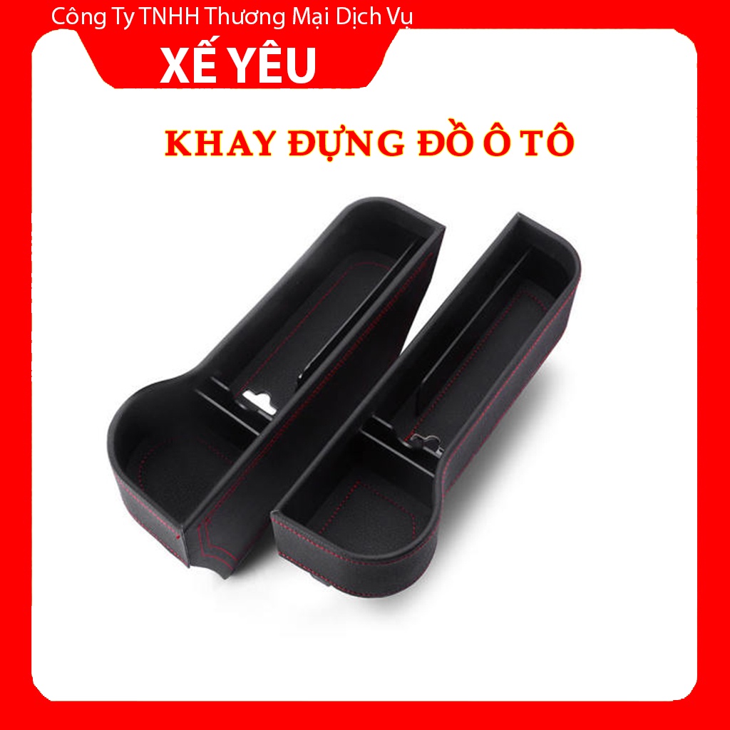 Khay Đựng Đồ Ô Tô – Khay Để Đồ Khe Ghế Ô Tô – Đựng Đồ Đa Năng Hai Bên Ghế Lái Và Ghế Phụ