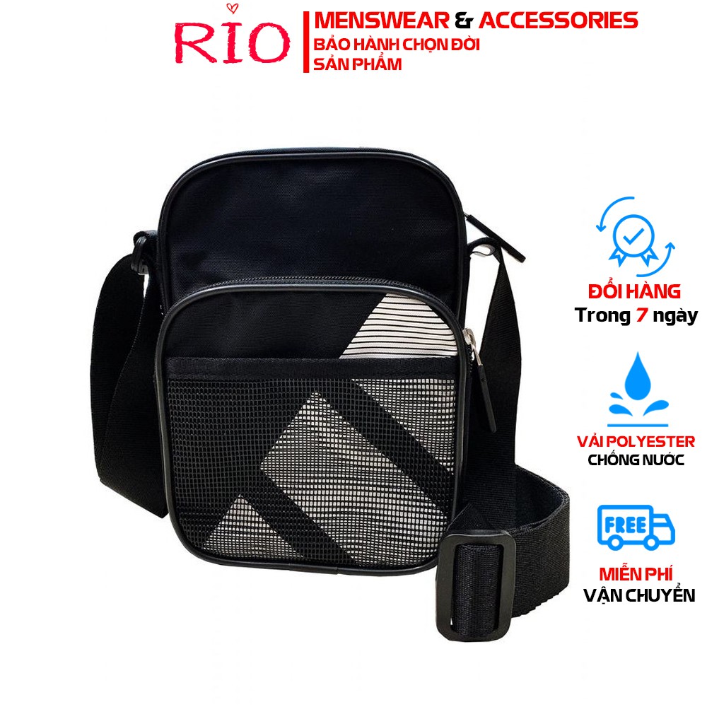 [ GIÁ XƯỞNG] Túi đeo chéo Adidas EQT Mini Bag Sports -Đen | HÀNG XUẤT DƯ XỊN 100% | CAM KẾT ẢNH CHỤP THẬT TẠI SHOP