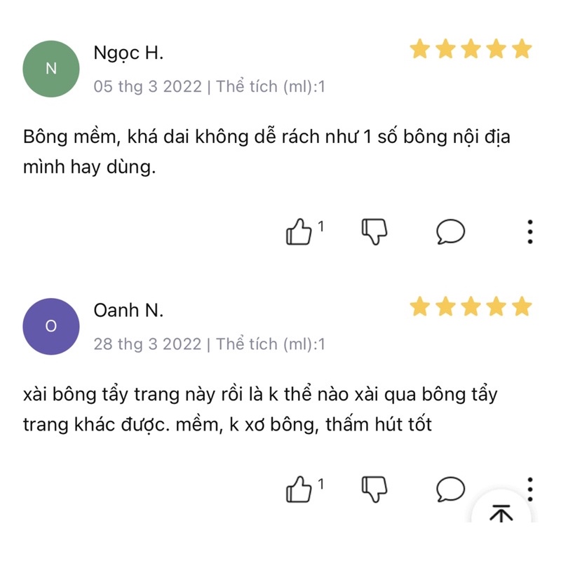 Bông Tẩy Trang Monkids 100% cotton (100miếng/gói)