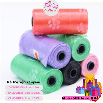 Dụng cụ dọn phân ECOPETS túi đựng phân mèo chó nhỏ gọn tiện lợi