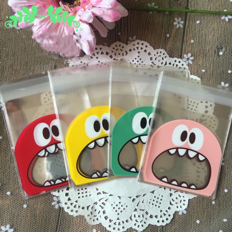 Set 100 túi bóng kính đựng bánh kẹo tiện lợi