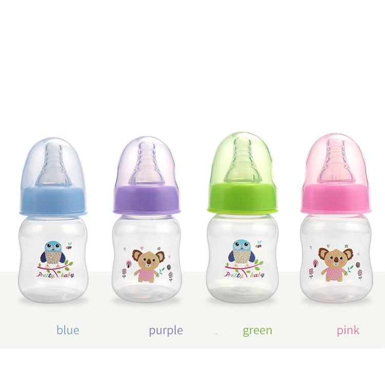 &lt;Hàng đã sẵn sàng&gt; Bình tạo núm vú bằng nhựa PP nhỏ cầm tay sáng tạo Bình chăm sóc trẻ em 60ml